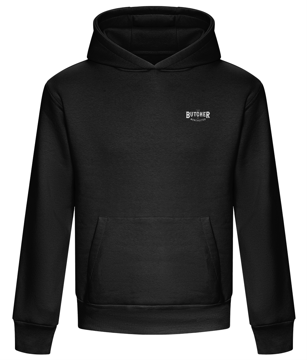 BUTCHER OF MANCHESTER | ADULT HOODIE | BLACK