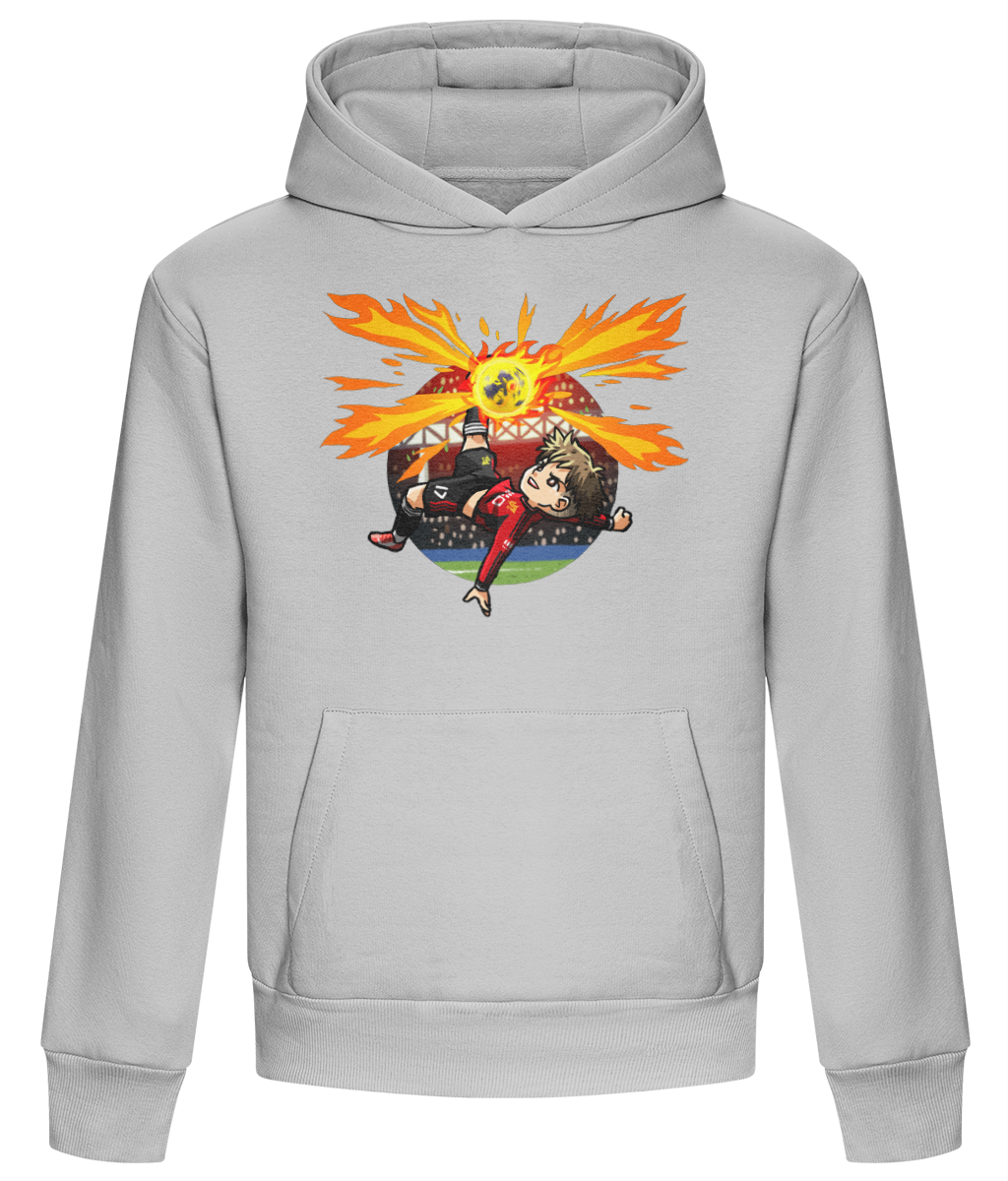 BOLA DU FUEGO | ADULT HOODIE | HEATHER GREY