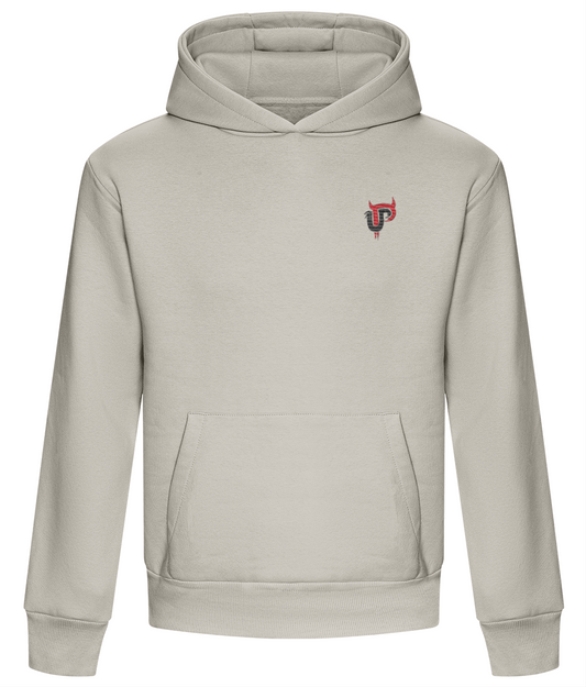 UPTV LOGO | ADULT HOODIE | NATURAL STONE | EMBROIDERED