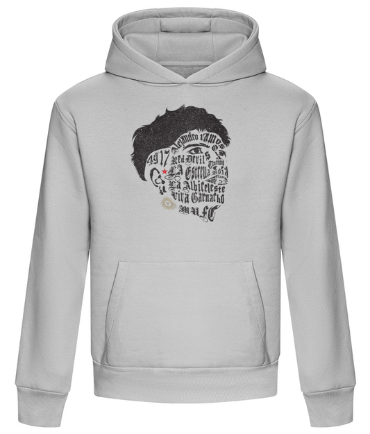 LA ESTRELLA ROJA | ADULT HOODIE | HEATHER GREY