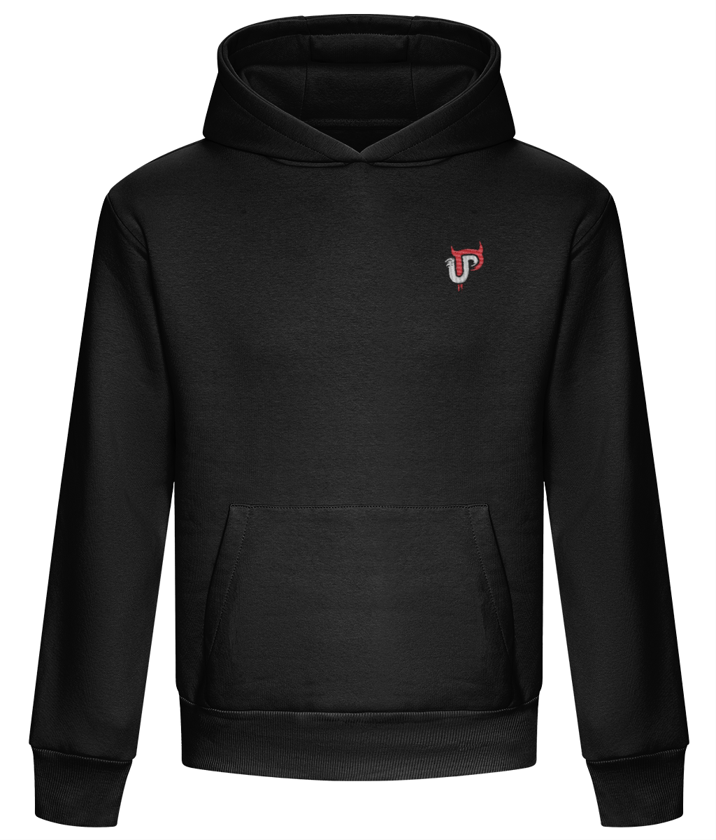 UPTV LOGO | ADULT HOODIE | BLACK | EMBROIDERED