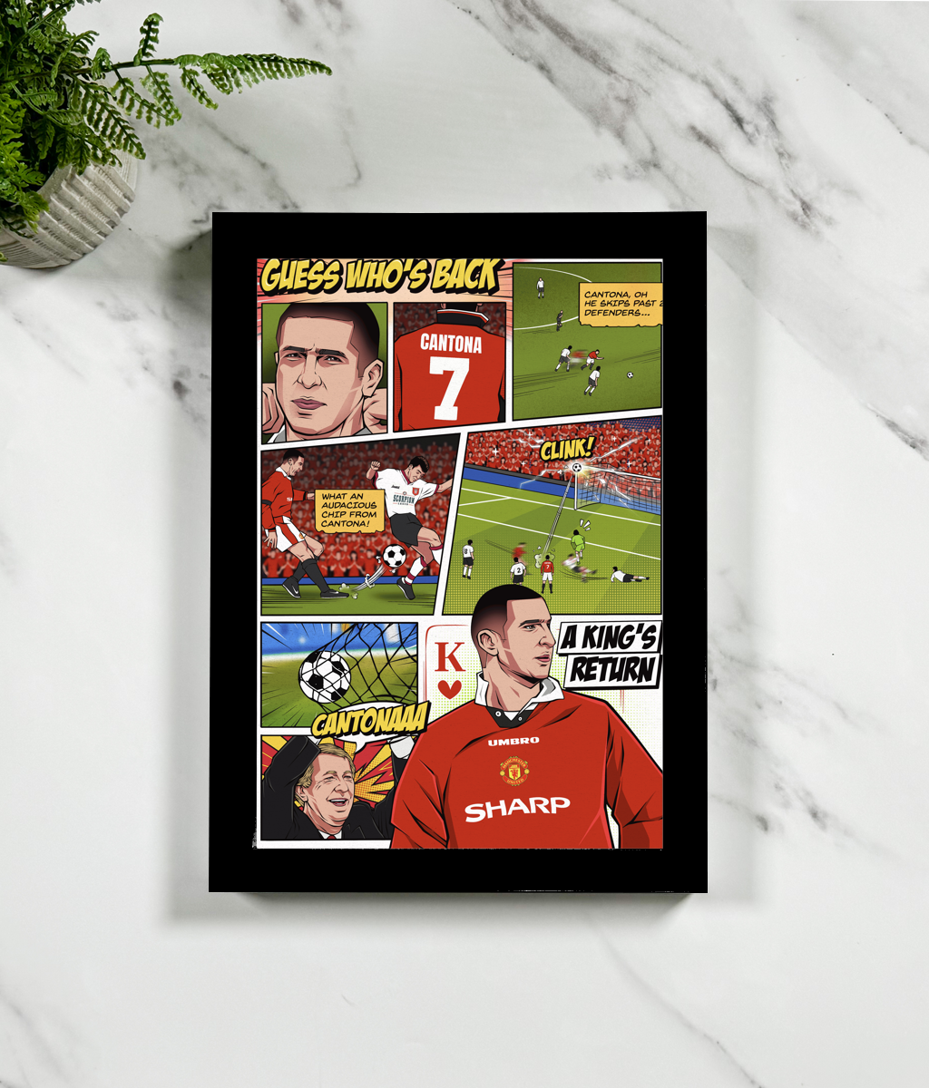 Cantona Poster & Mug Bundle