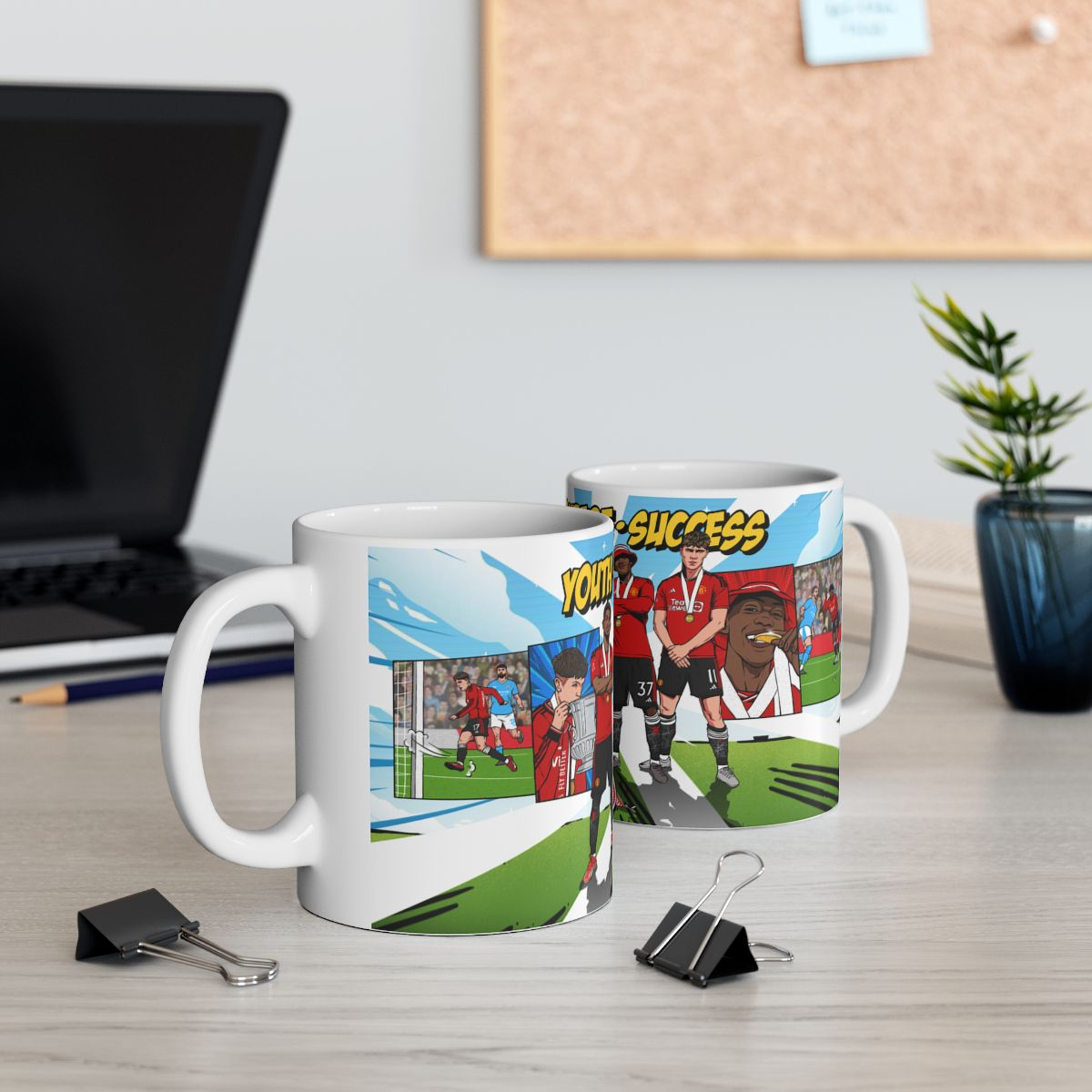 YOUTH. COURAGE. SUCCESS. Poster & Mug Bundle